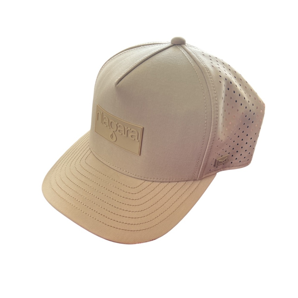 Melin Beige Hydro Snapback Hat